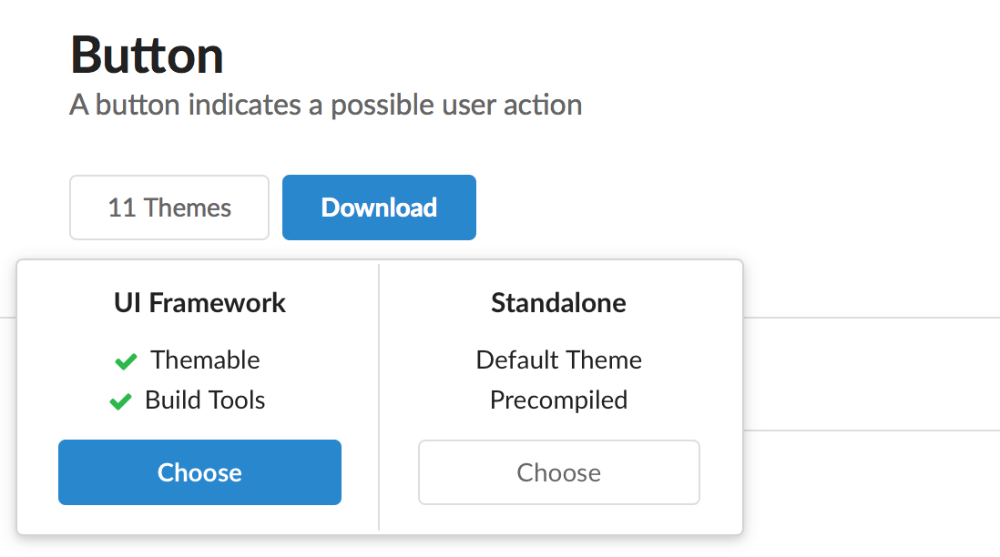 Semantic-UI buttons