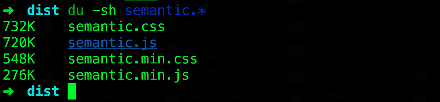 Full size of semantic.min.css and semantic.min.js